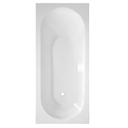 Ванна из искусственного камня Aquanet Lotos Stone Slim 180х80 AQ-00368588 цвет Белый