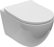 Унитаз Aquanet Cetus 3.0 Tornado 348001 подвесной цвет Белый с сиденьем Микролифт