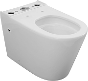 Унитаз компакт Aquanet Atago 3.0 Tornado 348002 цвет Белый без бачка с сиденьем Микролифт-6