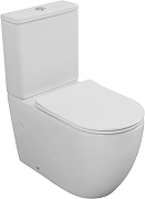 Унитаз компакт Aquanet Cetus 3.0 Tornado 348004 цвет Белый без бачка с сиденьем Микролифт