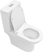 Унитаз компакт Aquanet Roll 3.0 Tornado 348009 цвет Белый без бачка с сиденьем Микролифт-5