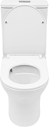 Унитаз компакт Aquanet Roll 3.0 Tornado 348009 цвет Белый без бачка с сиденьем Микролифт-6