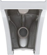 Унитаз компакт Aquanet Roll 3.0 Tornado 348009 цвет Белый без бачка с сиденьем Микролифт-13