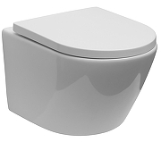 Комплект унитаза с инсталляцией Aquanet Zvezda-2 303978+346762+346763 цвет Белый с сиденьем Микролифт и клавишей смыва цвет Хром-1