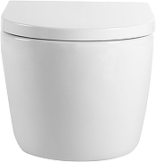 Комплект унитаза с инсталляцией Aquanet Zvezda-2 303978+346762+346763 цвет Белый с сиденьем Микролифт и клавишей смыва цвет Хром-4