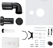 Комплект унитаза с инсталляцией Aquanet Zvezda-2 303978+346762+346763 цвет Белый с сиденьем Микролифт и клавишей смыва цвет Хром-11