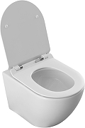 Унитаз с инсталляцией Aquanet Cetus 332171+306274+306276+296357 цвет Белый с сиденьем Микролифт, с клавишей смыва цвет Хром и гигиеническим душем-2