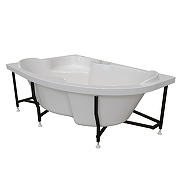 Акриловая ванна Timo Linna 149х96 L LINNA149L-SET цвет Белый-1