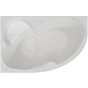 Акриловая ванна Timo Linna 169х110 L LINNA169L-SET цвет Белый