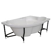 Акриловая ванна Timo Linna 169х110 R LINNA169R-SET цвет Белый-1