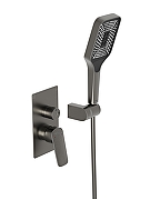 Душевая система BelBagno Due DUE-VDSET-GM цвет Оружейная сталь-5