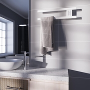 Электрический полотенцесушитель Altasan Каспий 15x50 КаспийПрофСП5015БМ цвет Белый матовый-1