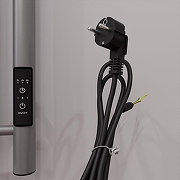 Электрический полотенцесушитель Altasan Проксима 115х21 ПроксимаКругСП21150Г цвет Графит-4