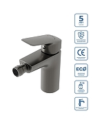 Смеситель для биде BelBagno Due DUE-BD-GM-W0 цвет Оружейная сталь