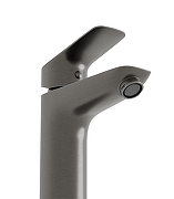 Смеситель для раковины BelBagno Due DUE-LVM-GM-W0 цвет Оружейная сталь-4