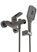 Смеситель для ванны BelBagno Due DUE-VASM-GM цвет Оружейная сталь-1