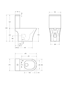 Унитаз компакт BelBagno Acqua -Tor BB2801CP-TOR/SC цвет Белый без бачка с сиденьем Микролифт-13
