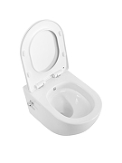 Унитаз биде BelBagno Marino BB7026CH-TOR-BS/SC подвесной цвет Белый с сиденьем Микролифт-1