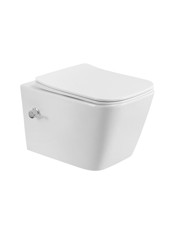 Унитаз биде BelBagno Kraft BB7106CH-TOR-BS/SC подвесной 