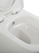 Унитаз биде BelBagno Kraft BB7106CH-TOR-BS/SC подвесной цвет Белый с сиденьем Микролифт-9