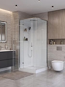 Душевая кабина BelBagno Uno 90х90 L UNO-CAB-A-1-90-C-Cr-Bi-TOP-L без гидромассажа-3