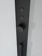 Душевая кабина BelBagno Uno 90х90 L UNO-CAB-A-1-90-C-NERO-Bi-TOP-L без гидромассажа-6