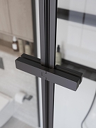 Душевая кабина BelBagno Uno 90х90 L UNO-CAB-A-1-90-C-NERO-Bi-TOP-L без гидромассажа-7