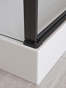 Душевая кабина BelBagno Uno 90х90 R UNO-CAB-A-1-90-C-NERO-Bi-TOP-R без гидромассажа-9