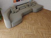 Виниловый ламинат CronaFloor Елочка 2.0 Т092548 4V Дуб Лион H012 640х128х4.5 мм-8