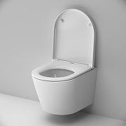 Комплект унитаза с инсталляцией AM.PM X-Joy Aquaspin IS110101.851900 цвет Белый с сиденьем Микролифт и клавишей смыва цвет Белый глянцевый-4