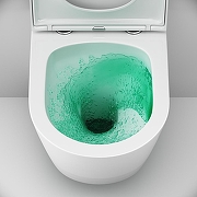 Комплект унитаза с инсталляцией AM.PM X-Joy Aquaspin IS110151.851900 цвет Белый с сиденьем Микролифт и клавишей смыва цвет Хром глянцевый-8