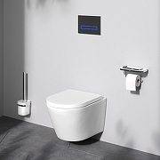 Комплект унитаза с инсталляцией AM.PM X-Joy Aquaspin IS110151.851900 цвет Белый с сиденьем Микролифт и клавишей смыва цвет Хром глянцевый-10