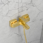Смеситель для ванны Vitra Minimax Square A4352025EXP цвет Брашированное золото-5