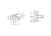 Смеситель для ванны Vitra Minimax Square A4352036EXP цвет Черный матовый-6