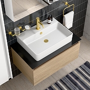 Смеситель для раковины Vitra Minimax Round A4353025EXP цвет Брашированное золото-4