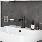 Смеситель для раковины Vitra Minimax Round A4353036EXP цвет Черный матовый-5