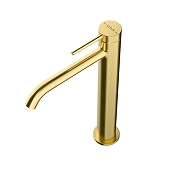 Смеситель для раковины Vitra Minimax Round A4353425EXP цвет Брашированное золото-1