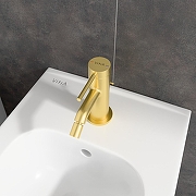 Смеситель для биде Vitra Minimax Round A4353625EXP цвет Брашированное золото-5