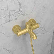 Смеситель для ванны Vitra Minimax Round A4354825EXP цвет Брашированное золото-5