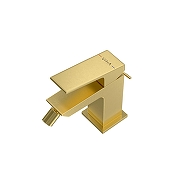 Смеситель для биде Vitra Minimax Square A4372625EXP цвет Брашированное золото-1