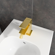 Смеситель для биде Vitra Minimax Square A4372625EXP цвет Брашированное золото-5