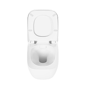 Комплект унитаза с инсталляцией Vitra Shift 9855B003-7207 цвет Белый с сиденьем Микролифт-4