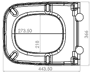 Комплект унитаза с инсталляцией Vitra Shift 9855B003-7207 цвет Белый с сиденьем Микролифт-11