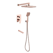 Душевая система Voda Neva 7in1NVRG цвет Розовое золото