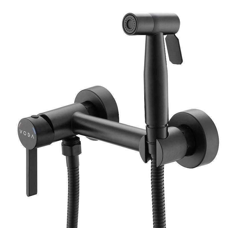 Гигиенический душ со смесителем Voda Vessel Black VSL02B VODA 
