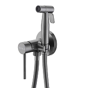 Гигиенический душ со смесителем Voda Vessel Gun Metal VSL01GM цвет Оружейная сталь