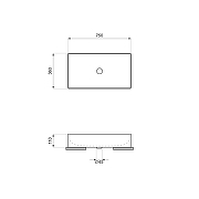 Раковина-чаша Wellsee Pure BY 75 150711000 цвет Белый глянцевый-9
