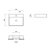 Раковина Wellsee Graceful Pro 50 150902000 цвет Белый глянцевый-9