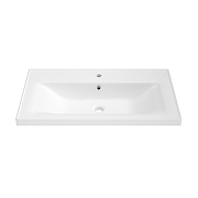 Раковина Wellsee FreeDom 80 151106000 цвет Белый глянцевый-1