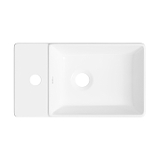 Раковина Wellsee WC Area 40 L 301802000 цвет Белый глянцевый-2